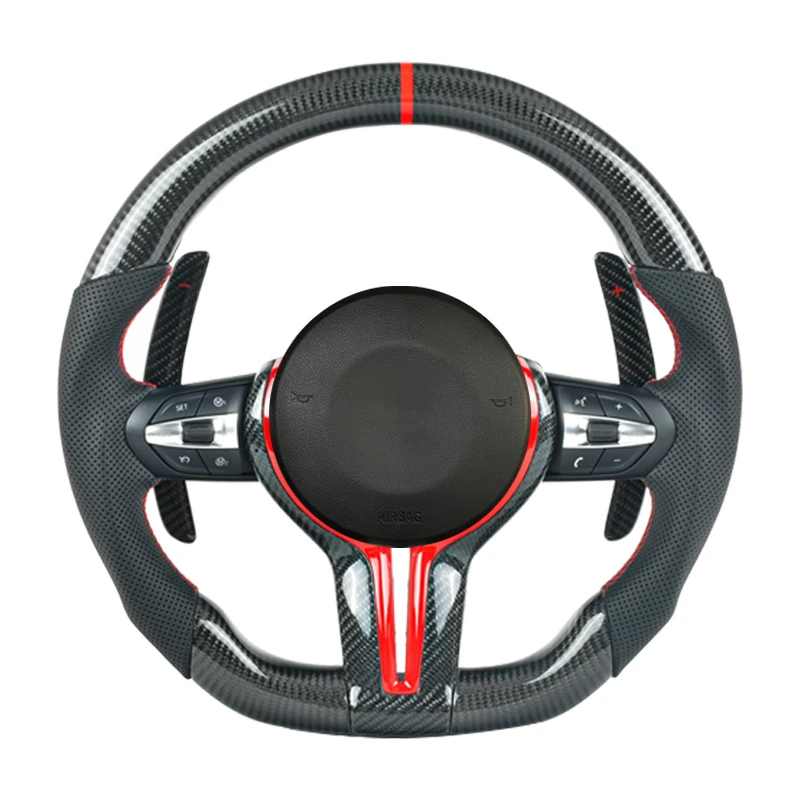 

Спортивное Рулевое Колесо M под заказ для BMW F10 F11 F15 F16 F20 F25 F26 F30 F32 F34 F481 3 4 5 Series 550d 328m Upgrade M3 M6