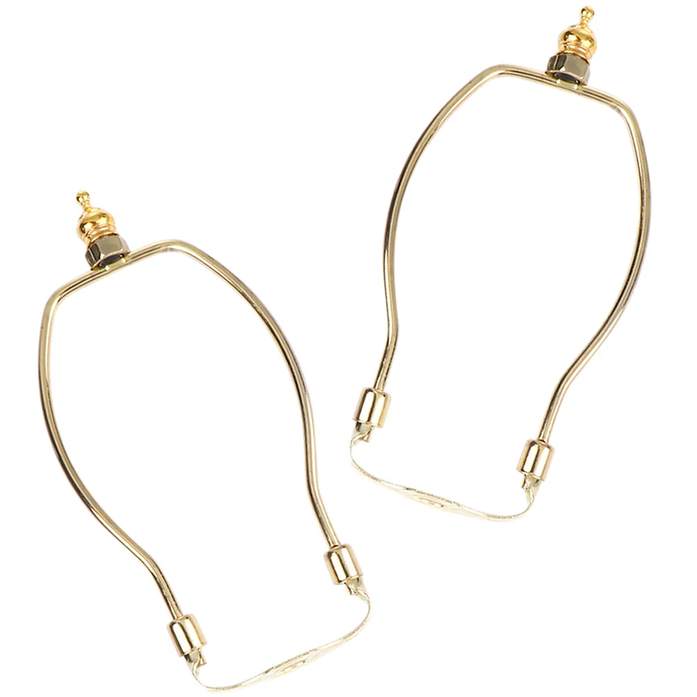 

2 Sets Lamp Shades Desk Horn Stand Heavy Duty Bracket Component Harp Table Repair 7 Inch Kit