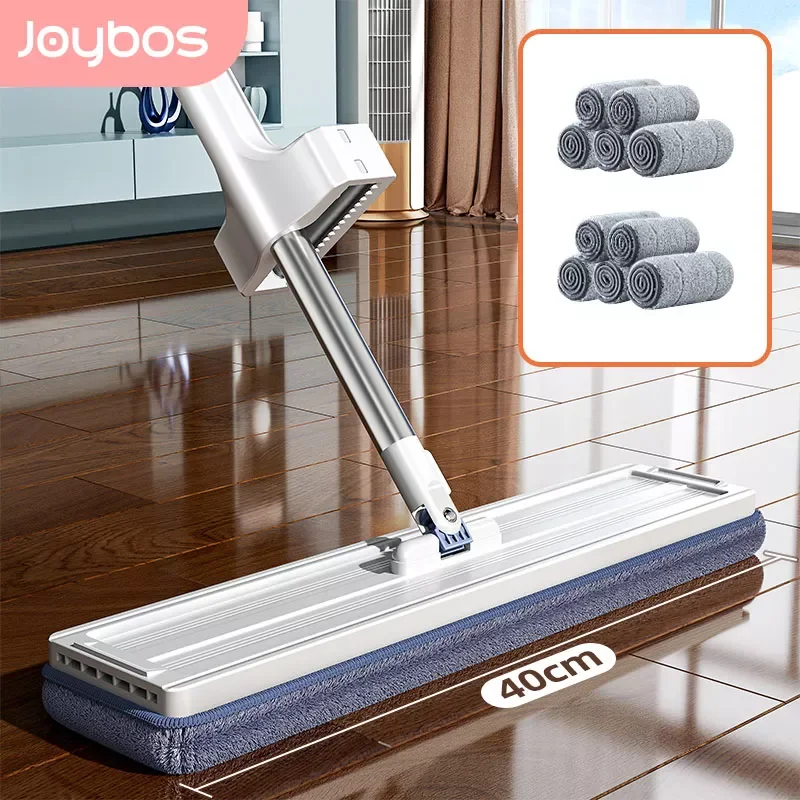 

NEW2023 Mop Household Microfiber Stainless Steel Flat Mop Mop Wet and Dry Dual-use Mopping Artifact