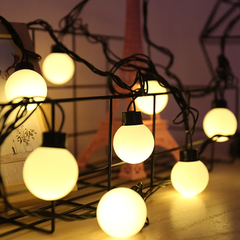 

Solar String Lights Outdoor 60 Led Crystal Globe Lights with 8 Modes Waterproof Solar Powered Patio Light for Garden Party Decor