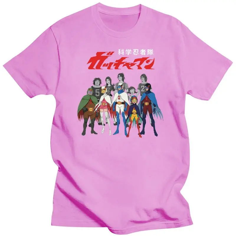Мужская футболка с принтом альтер эго Gatchaman (черная) Битва за планеты