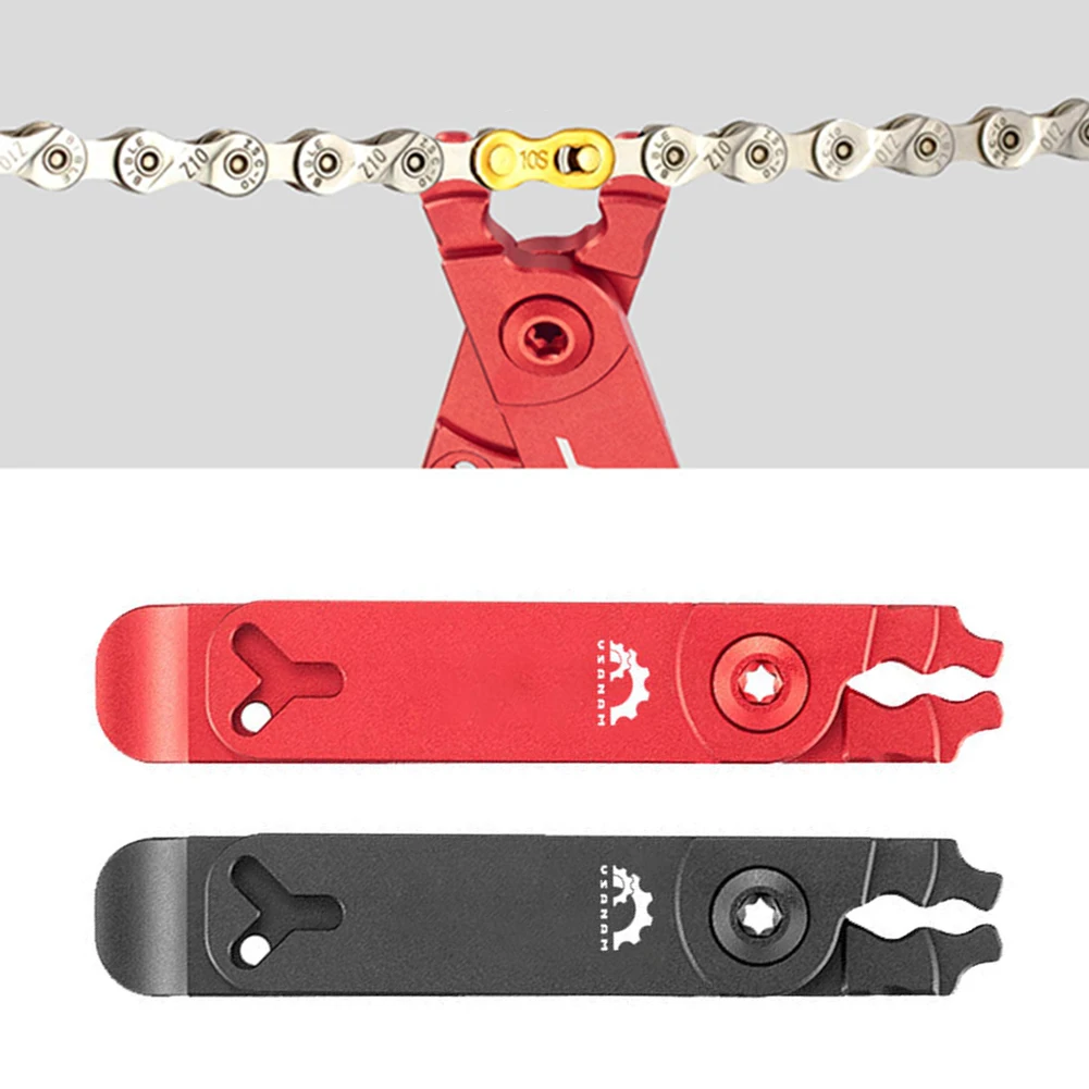 

Bike Bicycle Chain Quick Link Clamp Buckle Removal Tool Tire Lever Pliers Multi-function Tire Lever Valve Stem Lock Nut Wrench
