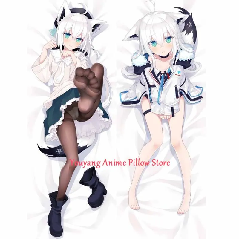 

Наволочка для подушки Аниме Dakimakura Shirakami Fubuki Рождественская 2-сторонняя наволочка с принтом обнимающая подушка для тела