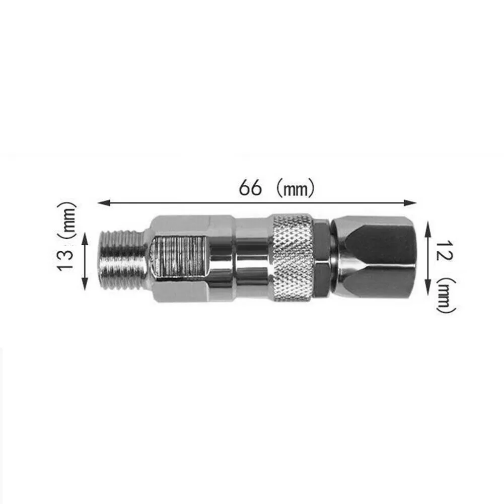 

1/4Inch Stainless Steel High Pressure Washer Swivel Joint Connector Hose Fitting Airless Spray Gun Hose Joint For Paint Sprayer