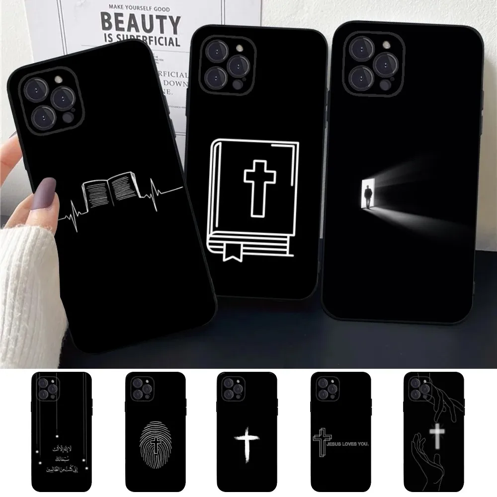 Чехол для телефона Bible Pyare ALLAH Christianity Apple iPhone 15 14 13 12 11 XS XR X 8 7 Pro Max Plus mini силиконовый