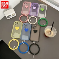 bandai ins simple love bracelet color clear silicon case for iphone 7 8 plus xs xr xsmax 11 12 13pro max case