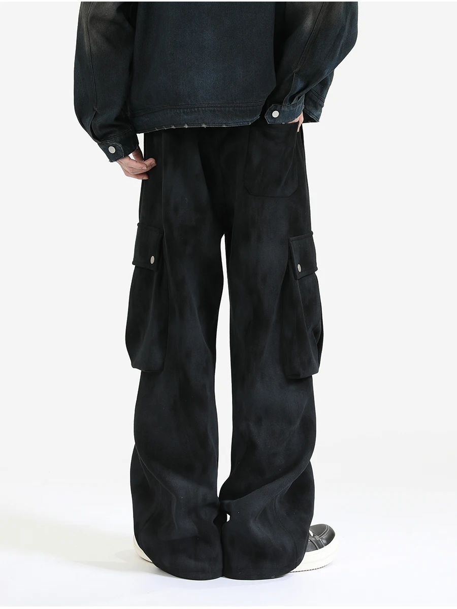 Xwwf американские брюки мужские осенние модные брендовые потертые камуфляжные