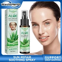 aloe vera sunburn soothing repairing spray skin face care beauty moisturizing essence mist redness acne mark repair liquid 30ml