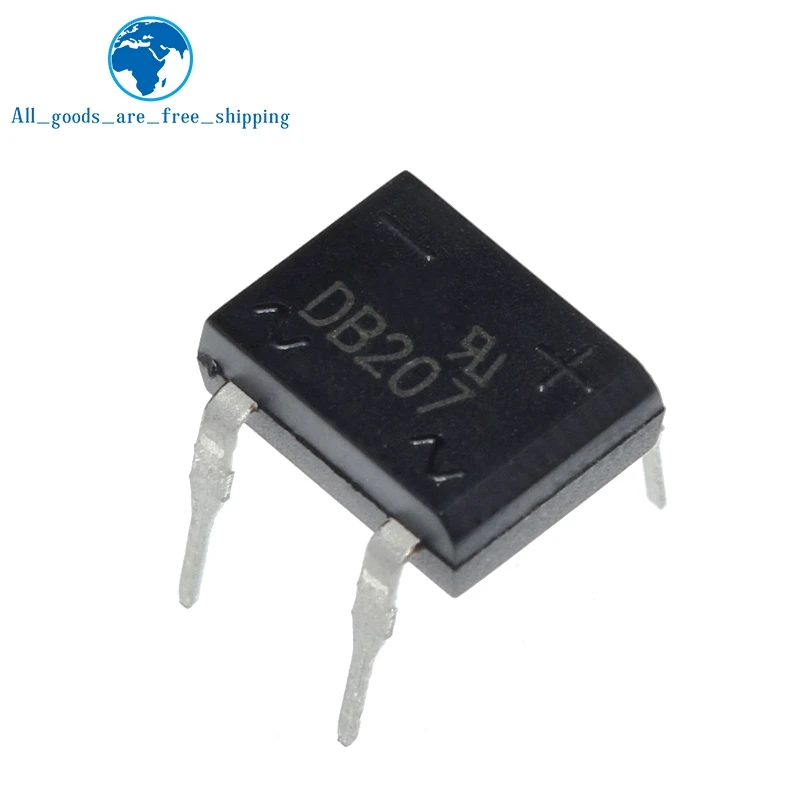 

TZT 10/30 шт./лот DB207 DB207S 2A 1000 В