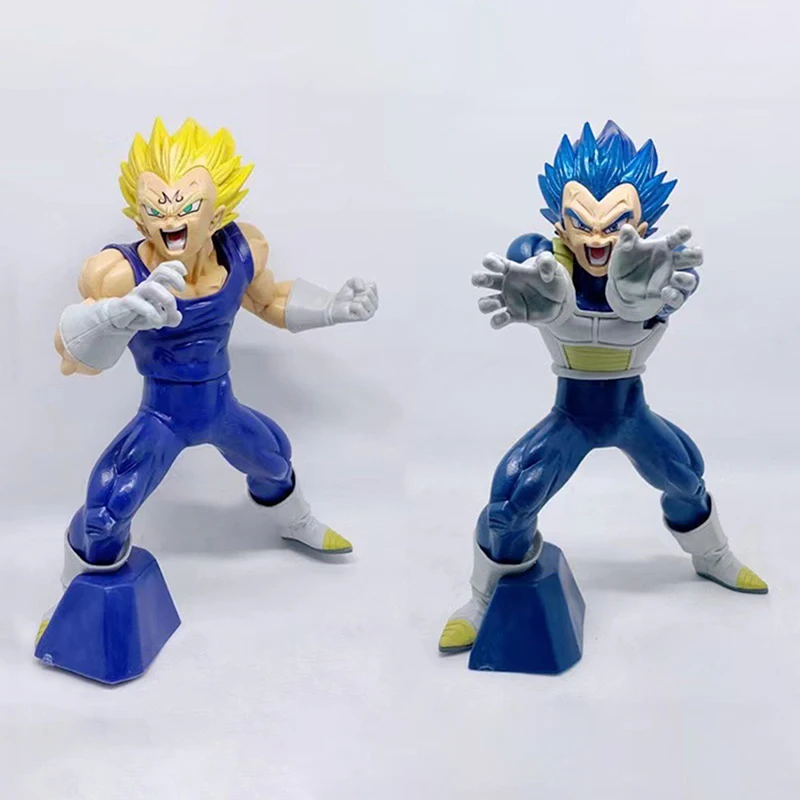 

21cm Anime Dragon Ball Z Action Figure Vegeta Super Saiyan Evil Vegeta Fighting Figurine PVC Collectible Model Toy Kid Gift