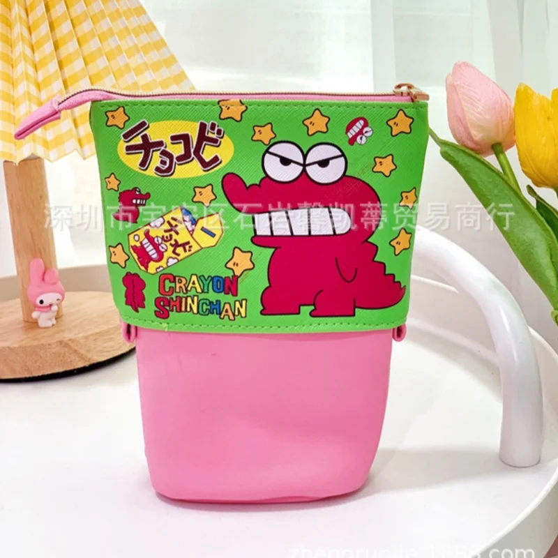 НОВЫЙ Kawaii Crayon Shin-Chan выдвижная сумка для ручек милый мультяшный держатель большой
