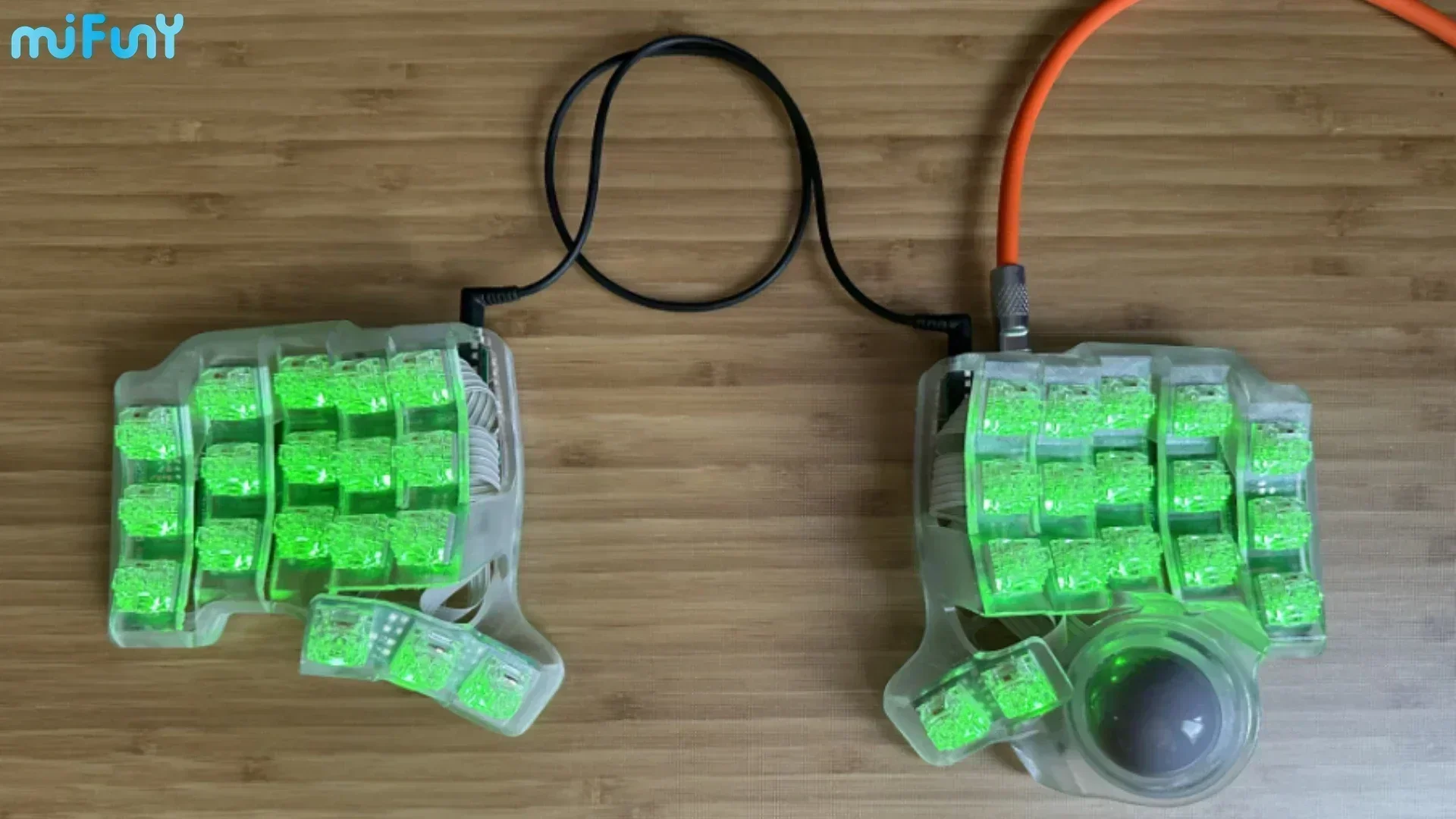 Комплект клавиатуры Charybdis SplitKeyboard Custom3X5 проводной одномодовый Legbog/серый