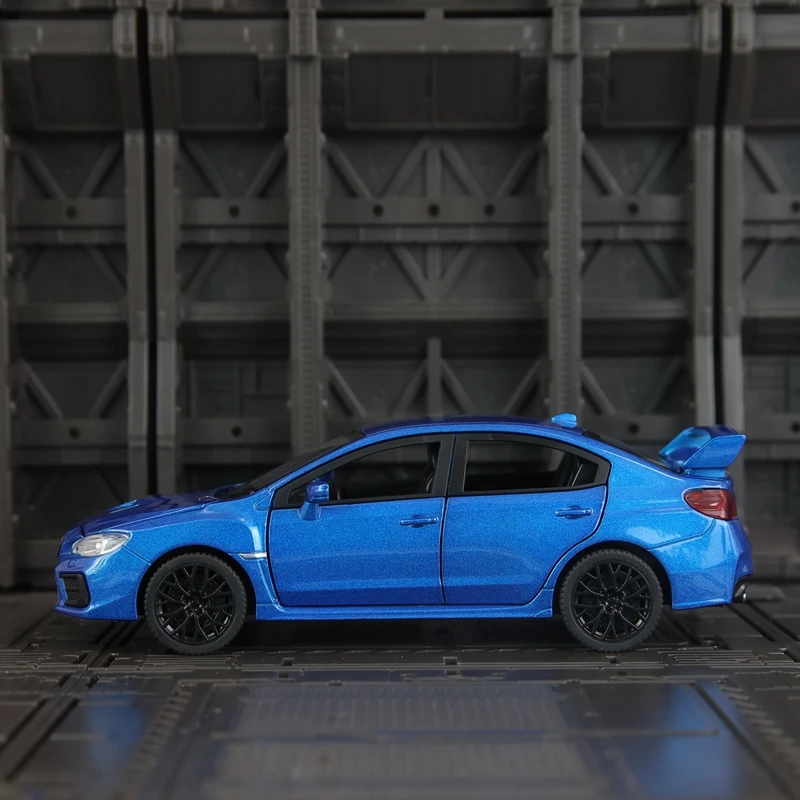 Модель автомобиля Subaru WRX STI из сплава, масштаб 1:30, с открывающимися дверями, капотом и багажником, со звуковыми и световыми эффектами, в комплекте с подарками. (art.: 3920dc845883a) - 3920dc845883a