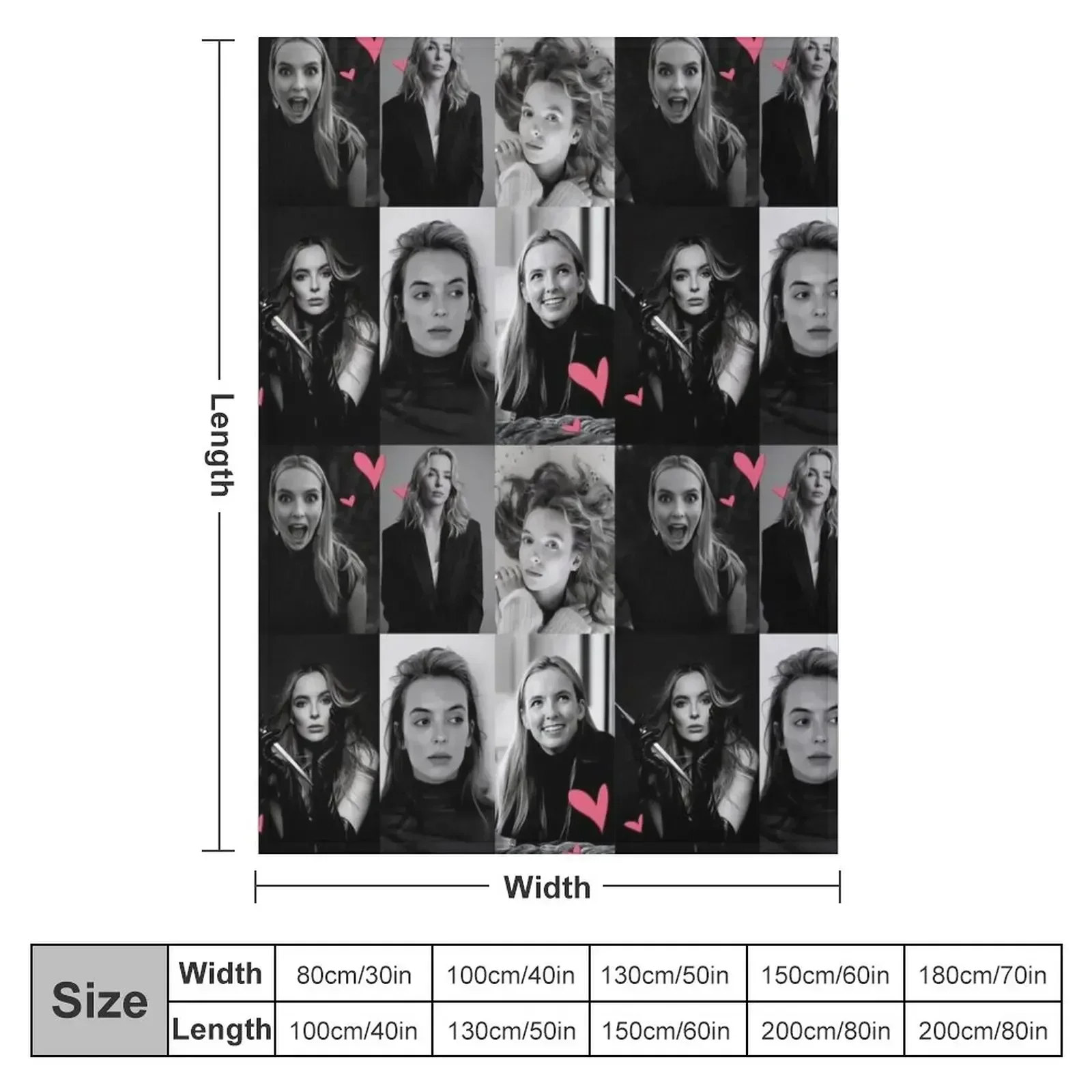 Ева - Одеяло Jodie Comer забавный подарок роскошные одеяла