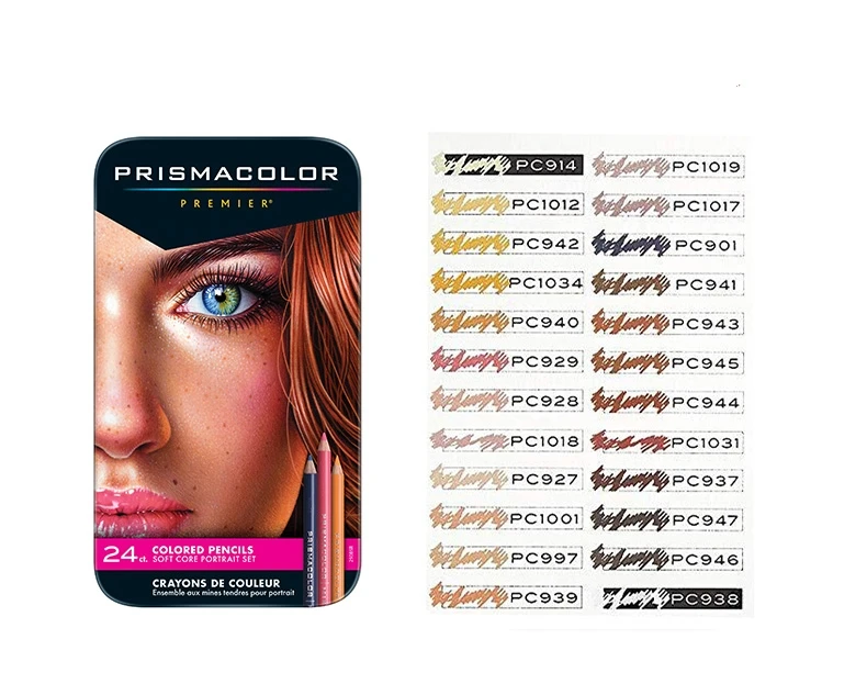 

Американская призма, цветной 24 цвета, портретный мягкий карандаш, деревянные цветные карандаши для художественного эскиза, школьная фотогр...