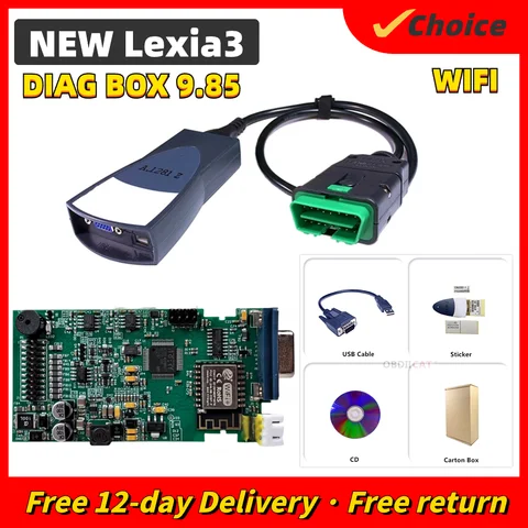 Новейший Lexia3 PP2000 Diagbox V9.68 PSA XS Evolution Профессиональный для Citr-o-en/Pe-uge-ot LEXIA-3 FW 921815C Lexia 3 автомобильные инструменты