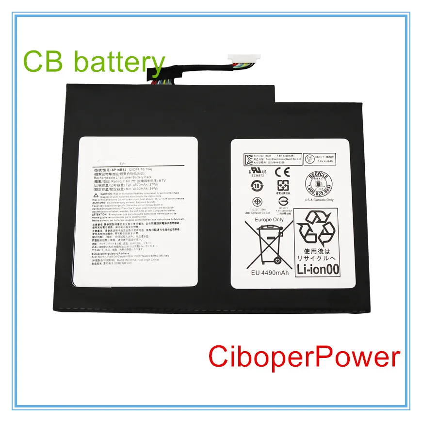 Qualidade Original Novo Interruptor Alpha 12 Tablete de Bateria para Laptop Ap16b4j