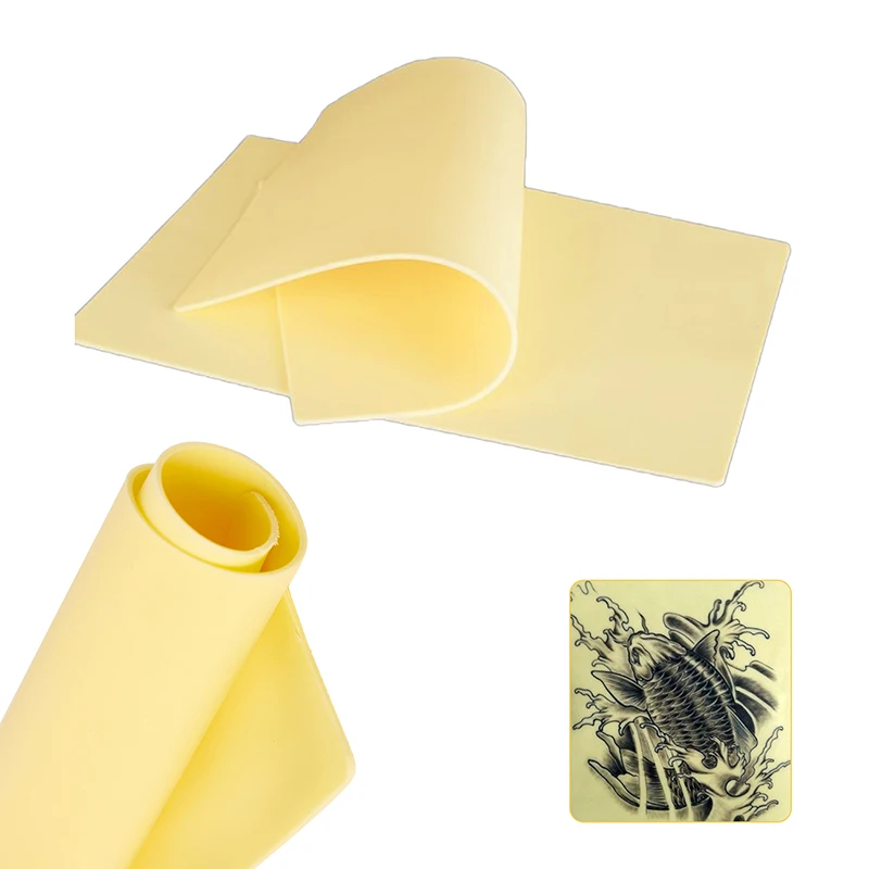 

Tattoo Practice Skin Soft Silicone Double Sides Practice Skin Permanent Makeup Eyebrow Training Skin Tattoo Supply