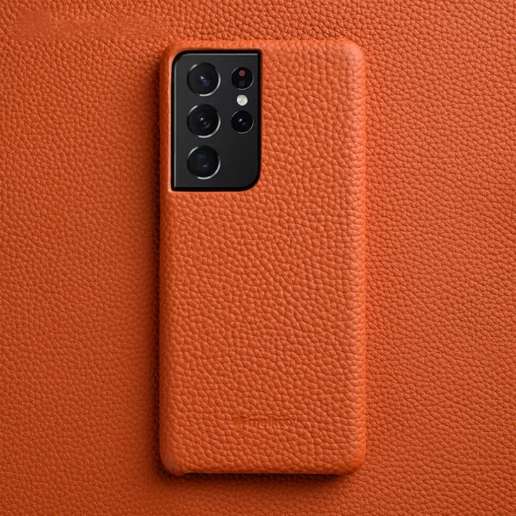

Melkco Premium Genuine Leather Case For Samsung Galaxy S21 Ultra Plus 5G Cases luxury Fashion Cow Phone Cover