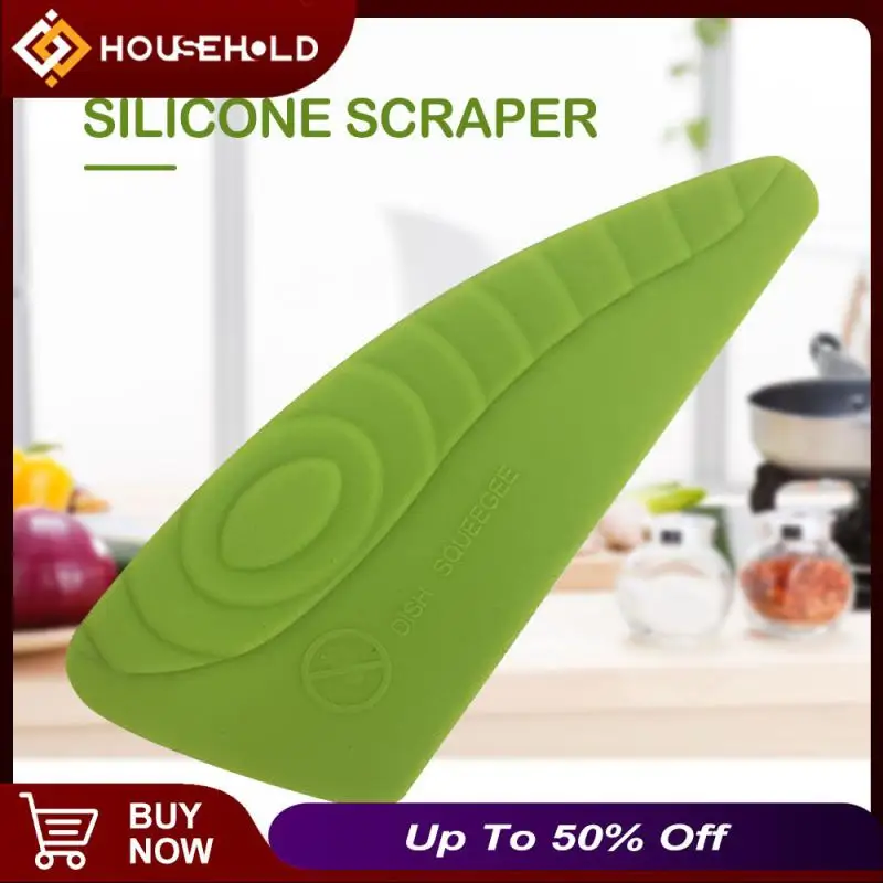 

Creative Silicone Dish Squeegee Washing Cleaning Scraper Cleaning Brush The Goods for Kitchen First Choice for Dishwashing