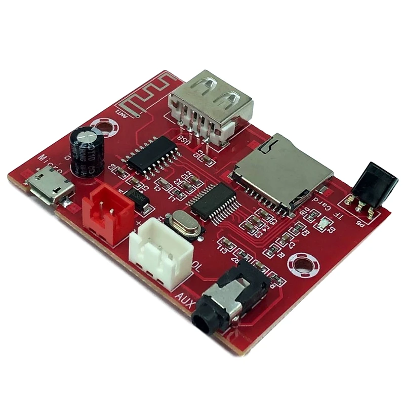 Модуль аудиодекодера DC5V Bluetooth U-диск/TF карта приемник модуль AUX Выход пульт