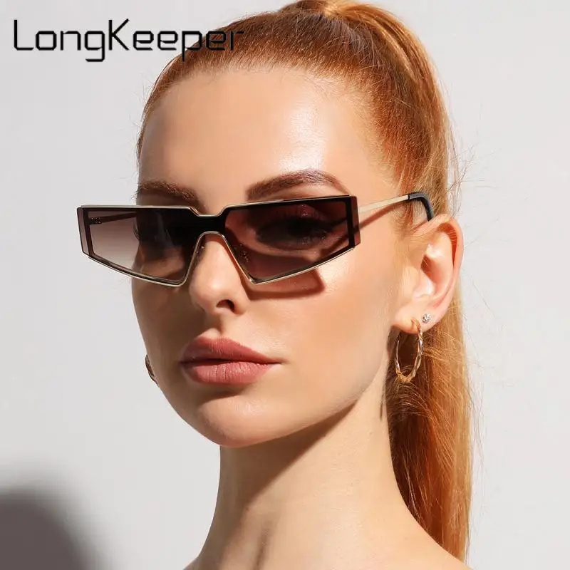

Женские солнцезащитные очки Longkeeper 2023, Модные Винтажные трендовые солнцезащитные очки, женские роскошные очки, женские солнцезащитные очки Uv400