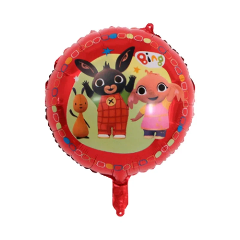Мультяшный шарик из алюминиевой пленки Bing Rabbit детское украшение на день рождения