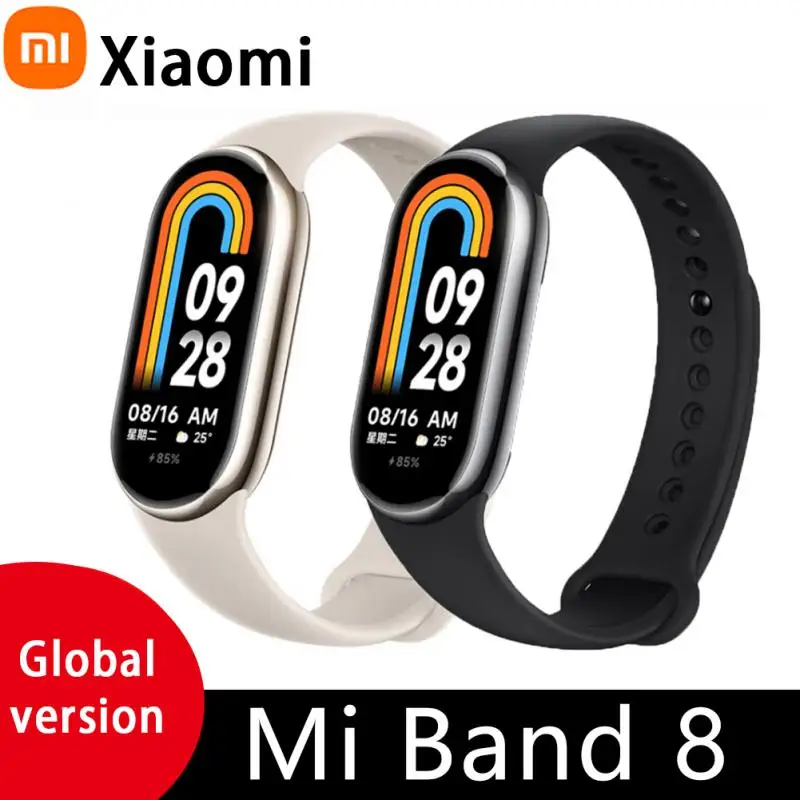 

Global version Xiaomi Mi Band 8 Blood Oxygen AMOLED Screen Fitness Bracelet Miband8 Fitness Traker Heart Rate Monitor Smart Band