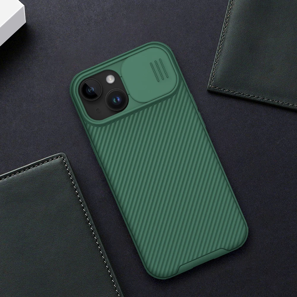 Фото Чехол Nillkin CamShield для iPhone 15 Pro Max, ультратонкий жесткий слайд-чехол для камеры для iPhone 15 Plus 15 Pro, чехол для конфиденциальности объектива №4
