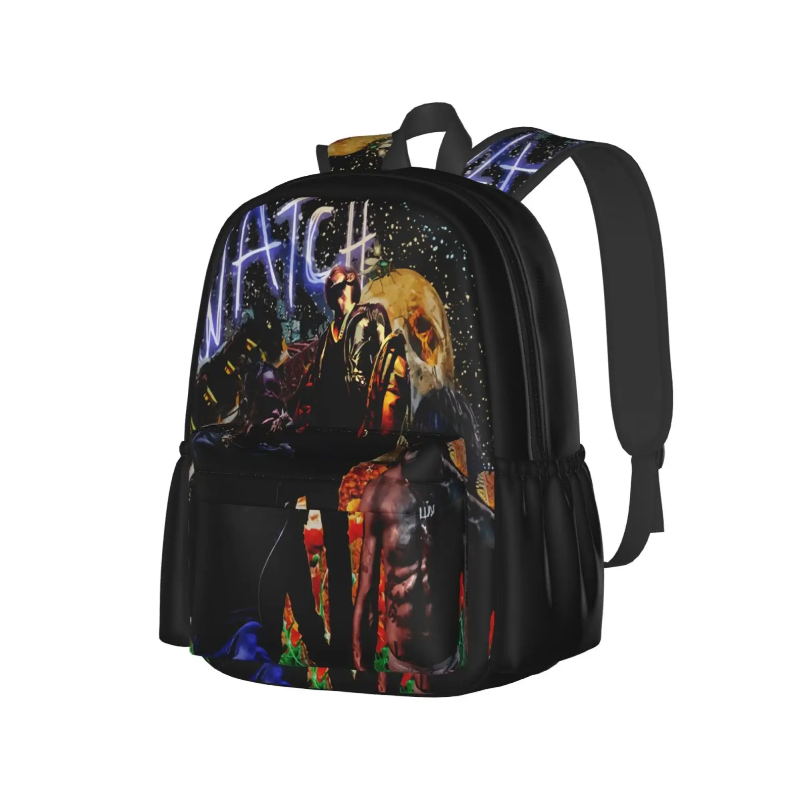 

Ограниченное количество, мужская сумка на шнурке с часами Тревиса Скотта со звуком ног, сумка-мешок с зеркальным карманом, Рождественская с...