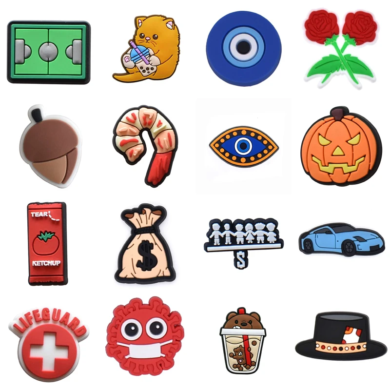 

Women Charm Shoe Charms Accessories Decorations PVC Buckle Decorations for Crocs Wholesale Bulk Gifts Pins Shoes Accessories