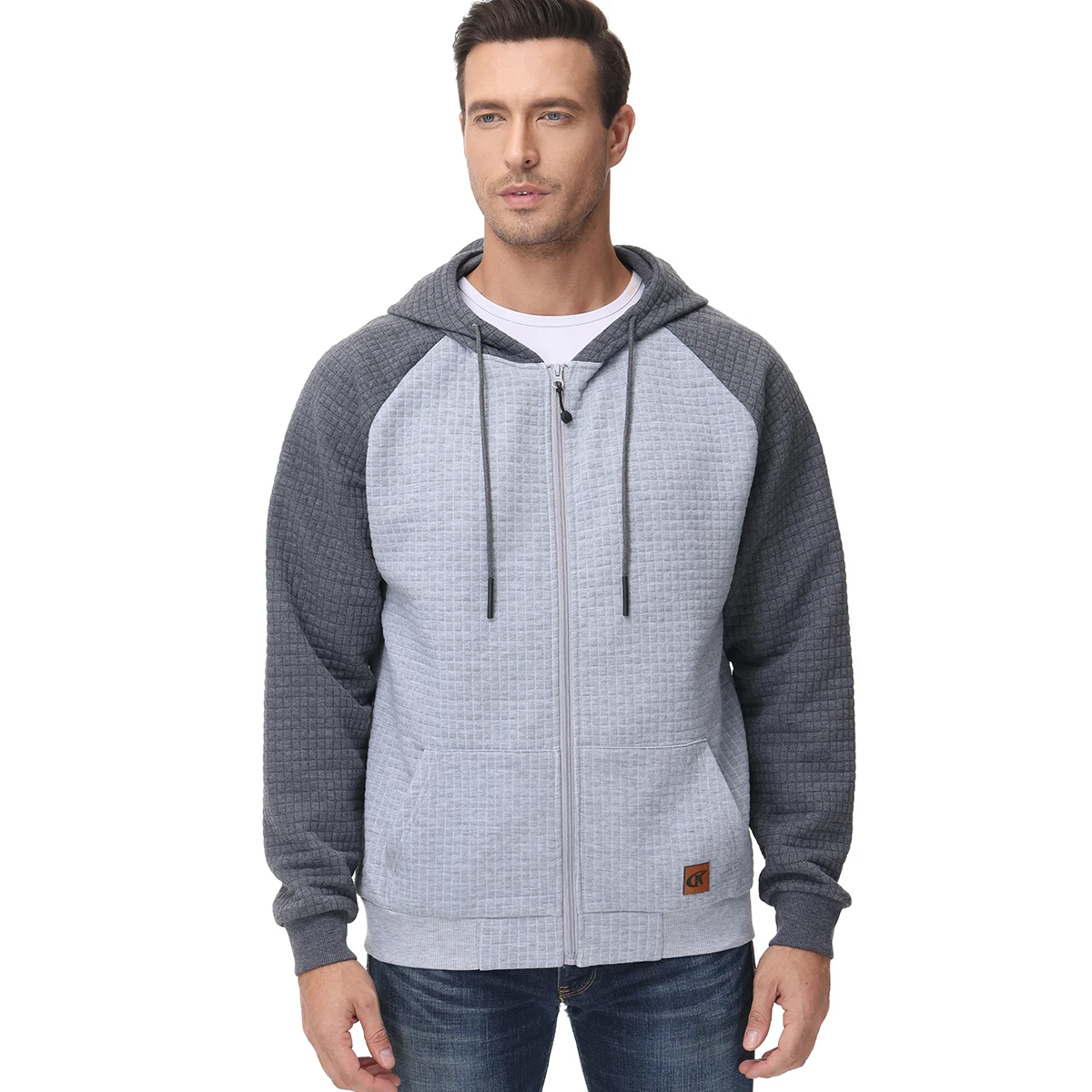 Spring Autumn Men's Hoodies Lightweight Sweatshirt With Zipper Hooded Jackets Pullover For Male Sports And Leisure