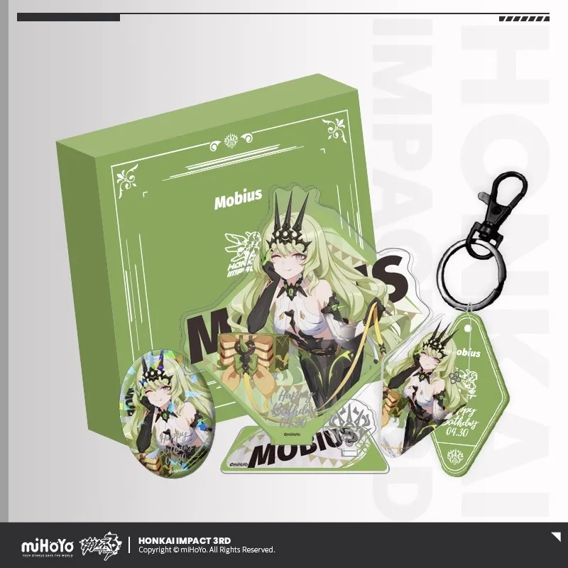 [Подлинная] Honkai Impact 3RD VALKYRIES Подарочная коробка на день рождения Vol.1 Kiana Elysia Mobius Seele