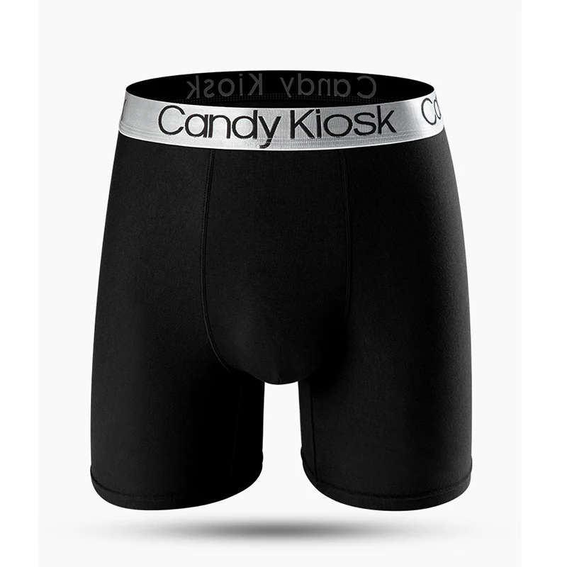 2Pcs/Lot New Men's Modal Lengthened Underwear Male Sports Boxer Underwear Fitness Anti Wear Shorts Underwear Large Men's Boxers