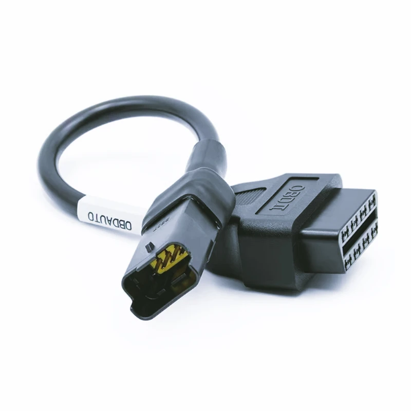 Фото Диагностический кабель OBD ZF-S для мотоциклов Ducati, 4-контактный разъем, адаптер с 16-контактного разъема на OBD2 №4
