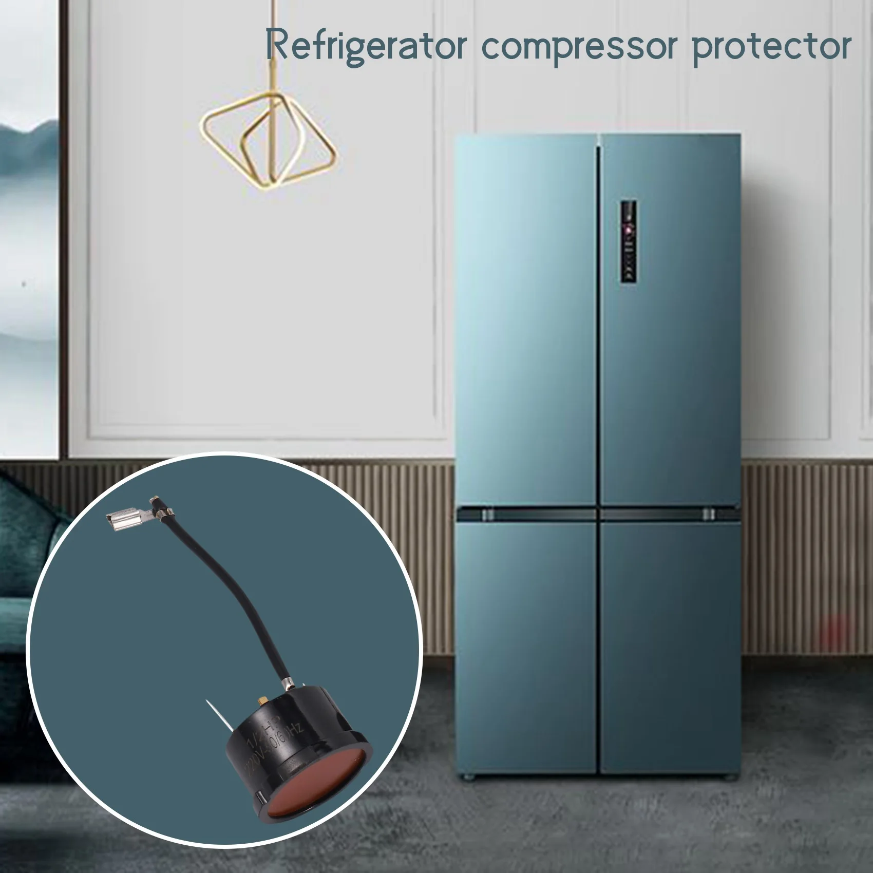 2 шт. 1/2hp 375 Вт защита от перегрузки в холодильнике компрессор запасная часть для