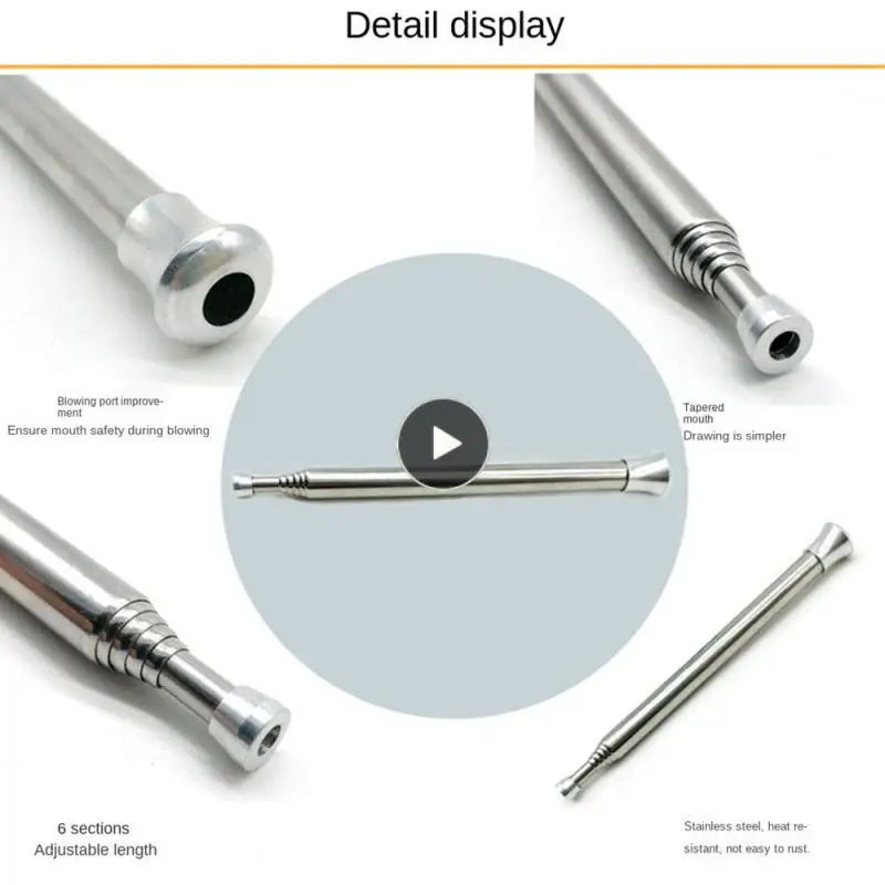 

Stainless Steel Windproof Outdoor Torch Blowing Folding Survival Tools Portable Waterproof Outdoor Torch Camping Equipment