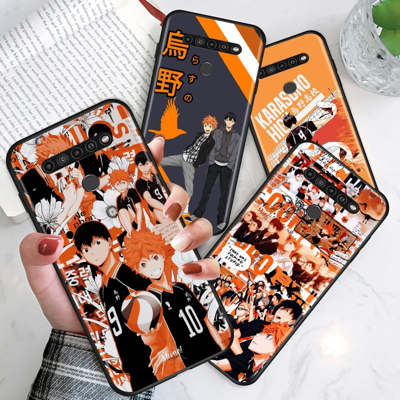 

Hot Volleyball Anime For LG G8 G8S G8X V35 V40 V50 V60 ThinQ Q60 K40 K50 K30 K51 K61 K71 K92 5G Black Phone Case