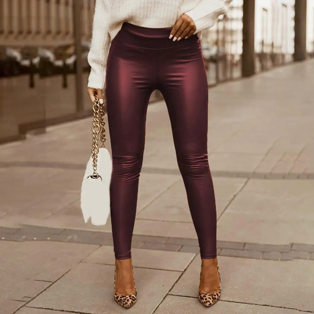 

Pencil Pants Chic Ankle Length Lady Pants Soft Pants Breathable for Dating