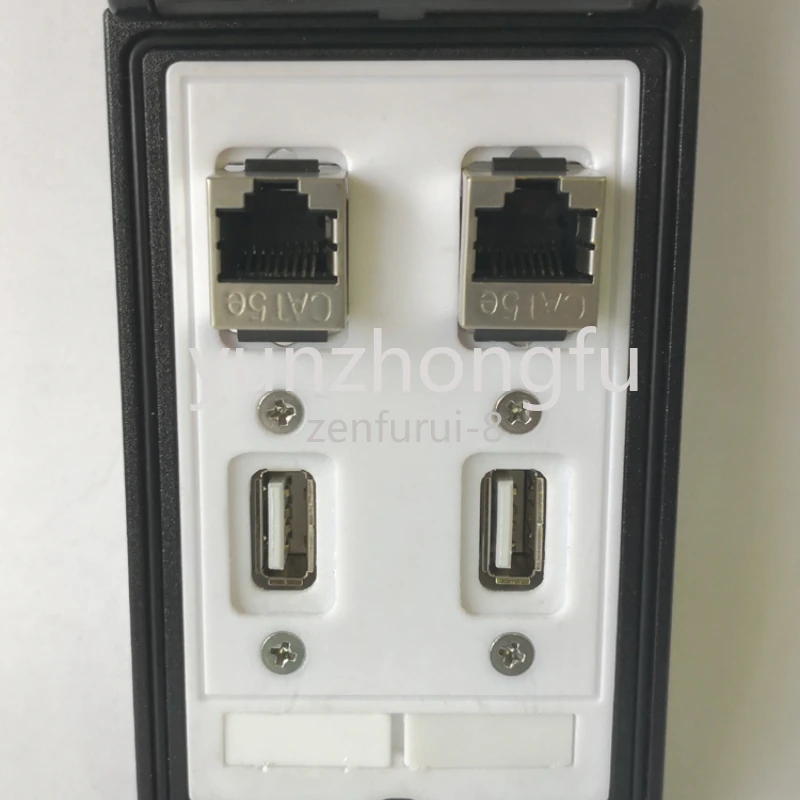

K-02200-0970000 096 Front panel interface socket dual USB dual network port Rj45