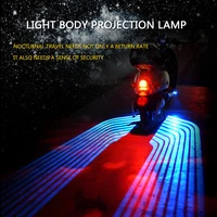 new motorcycle projector light led chassis spotlights decorative lights angel wing lamp motorbike modification parts accessories