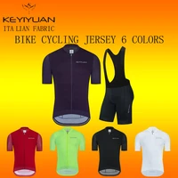 keyiyuan cycling jersey set classic mtb cycling bib shorts kit reflective custom bike clothes bicycle clothing maillot ciclismo