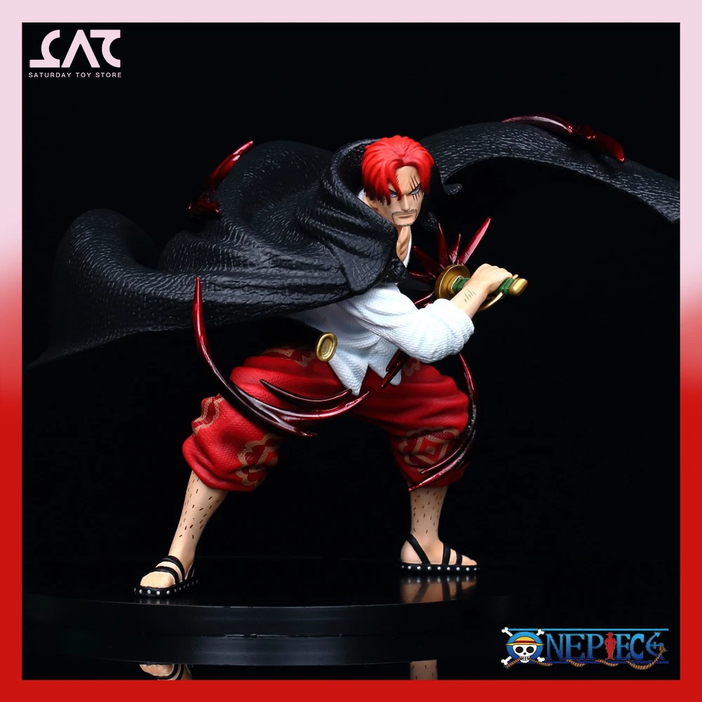 

20cm Anime One Piece Shanks Figure Yonko 4 Emperors Red Hair Action Figure Pvc Figurine Model Statue Decor Toy Christmas Gift