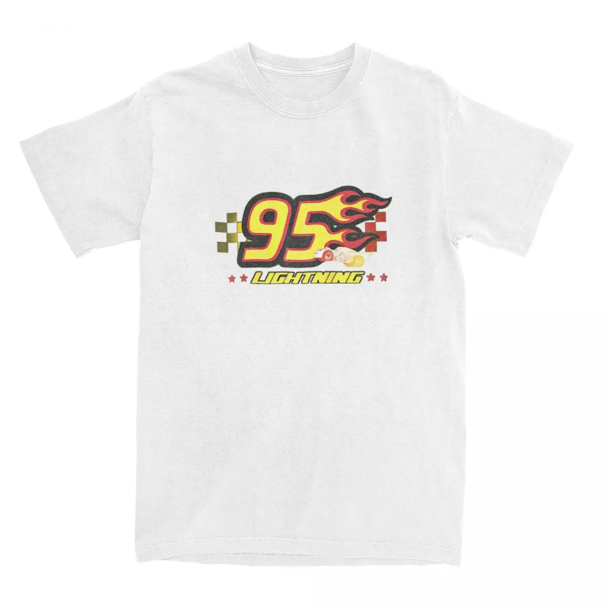 Футболка Cars Lightning McQueen 95 забавная футболка с короткими рукавами летние футболки