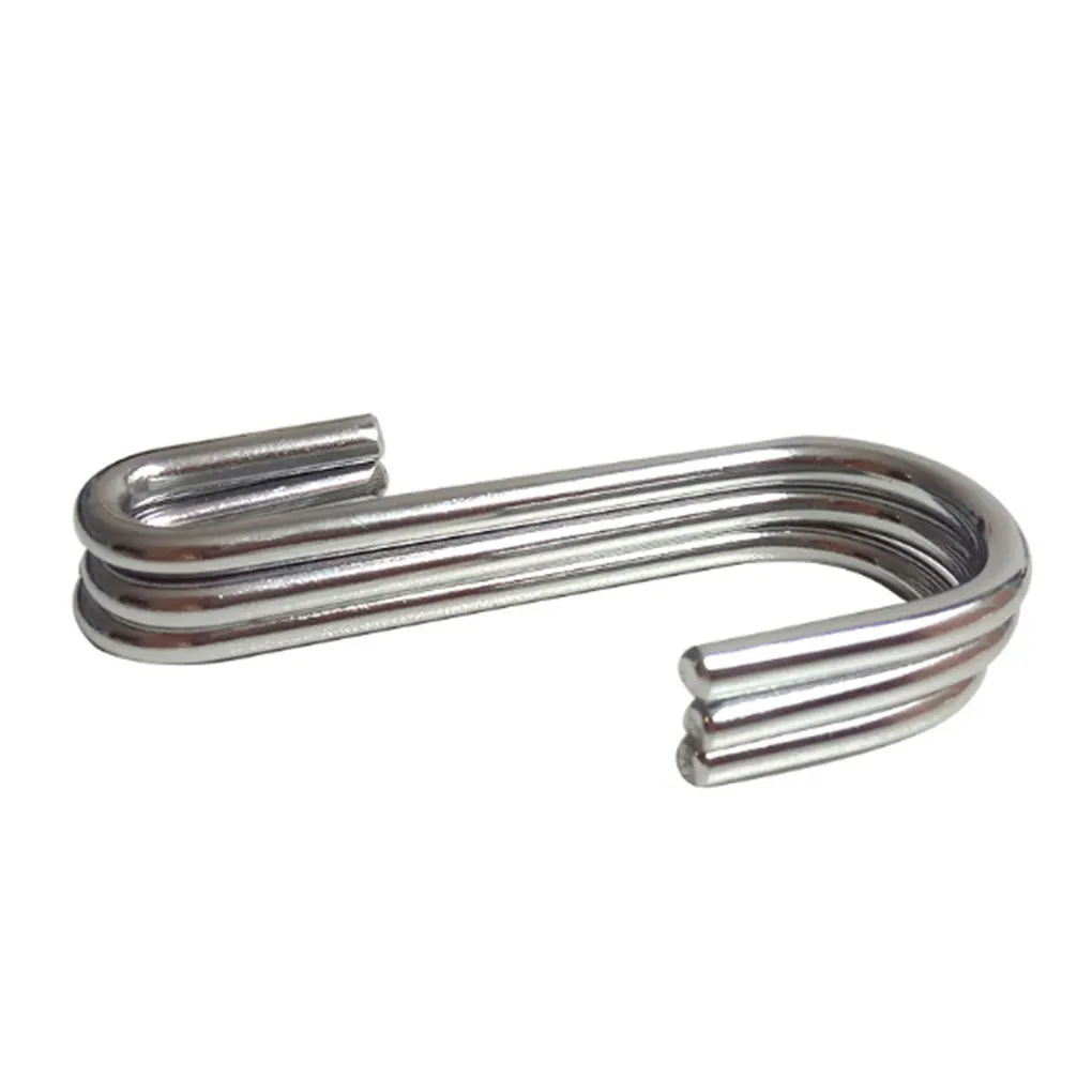 

10pcs S-type Hooks Carbon Steel Hanging Storage Hanger Heavy Duty Kitchen Utensils