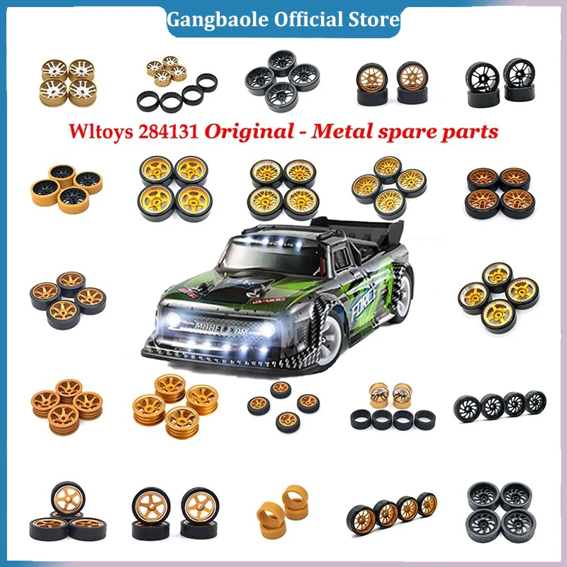 4 шт./компл. сменные резиновые колесные шины для Wltoys 1/28 284131 K969 K979 K989 P929 RC автомобиль