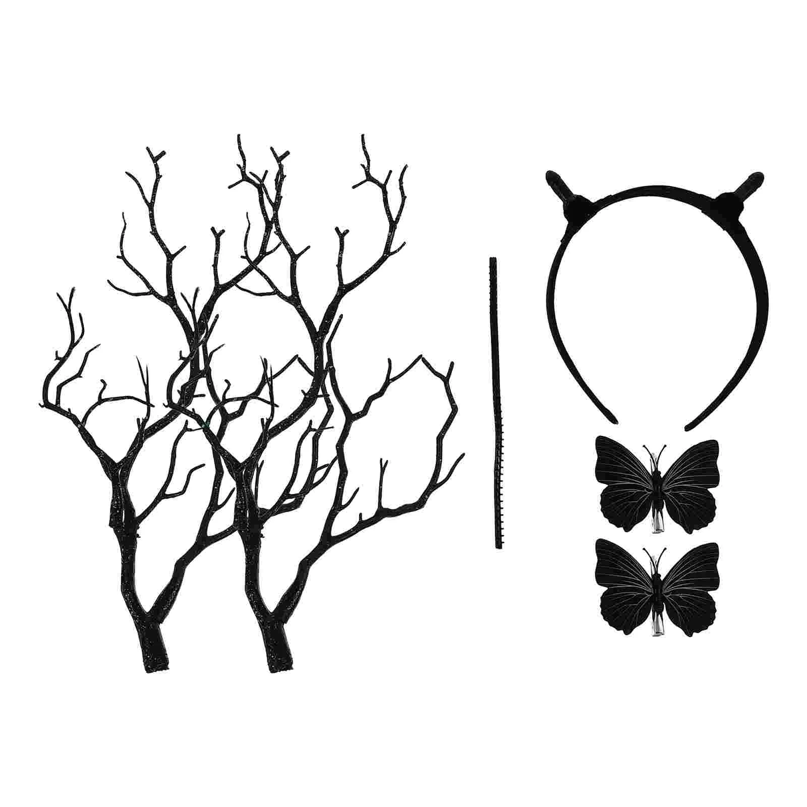 

Hair Accessories Christmas Antler Head Buckle Child Halloween Costumes for Girls Witch Headband Silica Gel Fashion Headwear