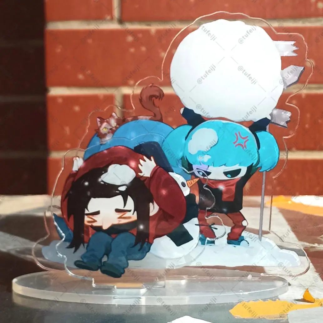 Подставка акриловая для снежной игры с изображением персонажа Салли из серии