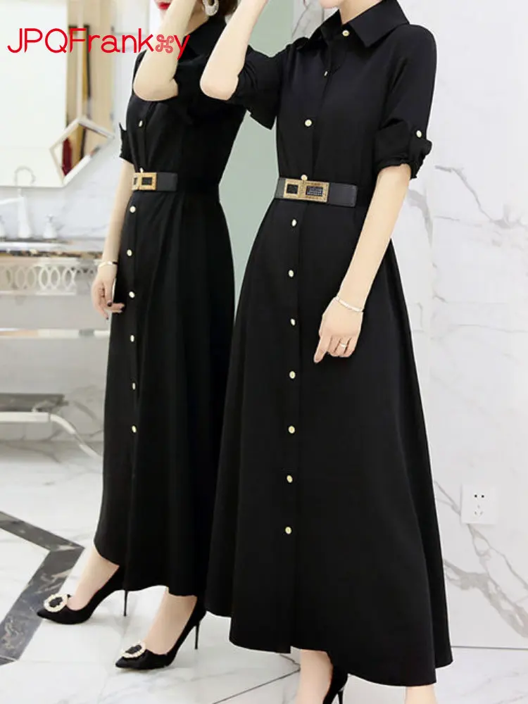 

Red Long Sleeve Dress Women's Long Spring Autumn Womens New Temperament Slim Shirt Long Dress Maxi Dress Maxi Dresses for Women