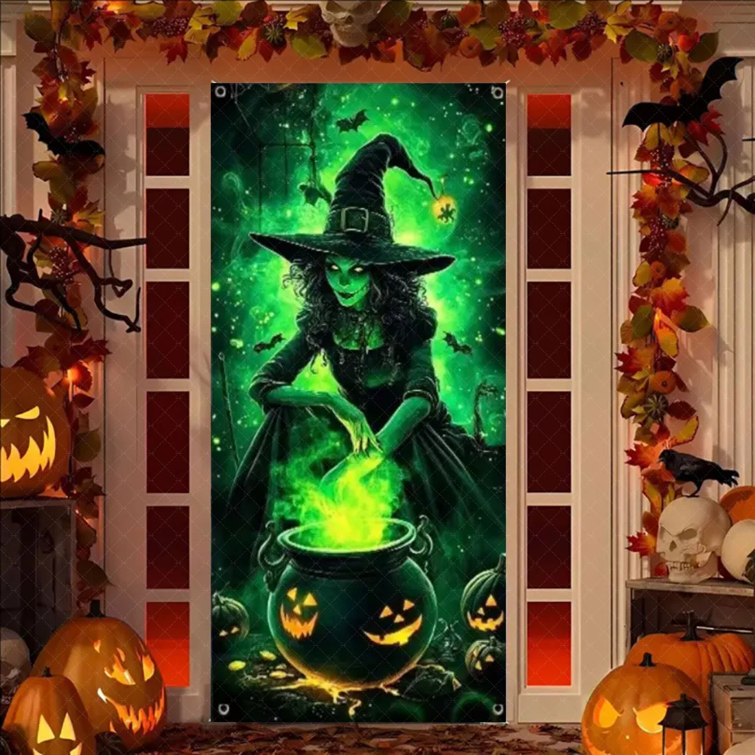 

Виниловый фоновый баннер Хэллоуин